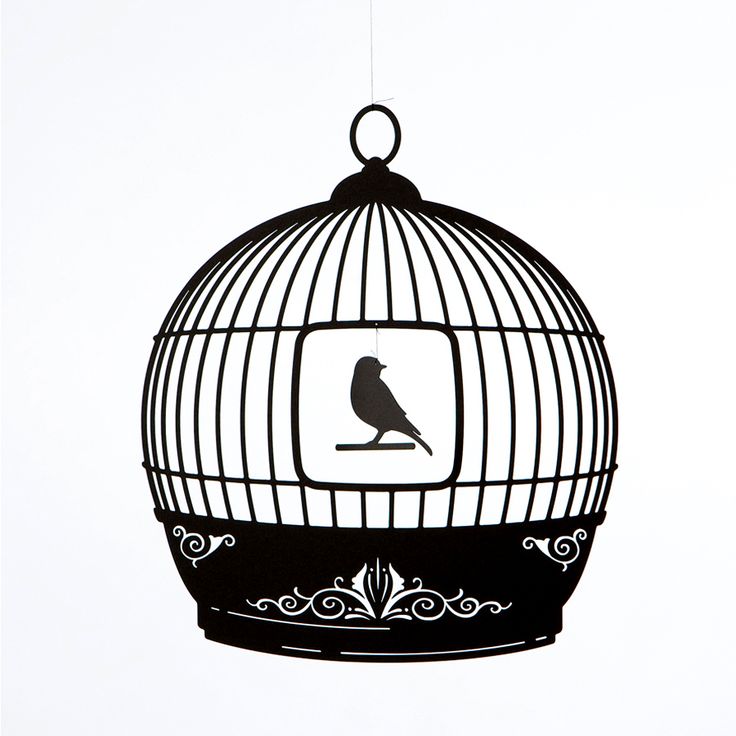 BIRD CAGE CLIP ART | bird cage mobile | BIRD CAGES | Pinterest