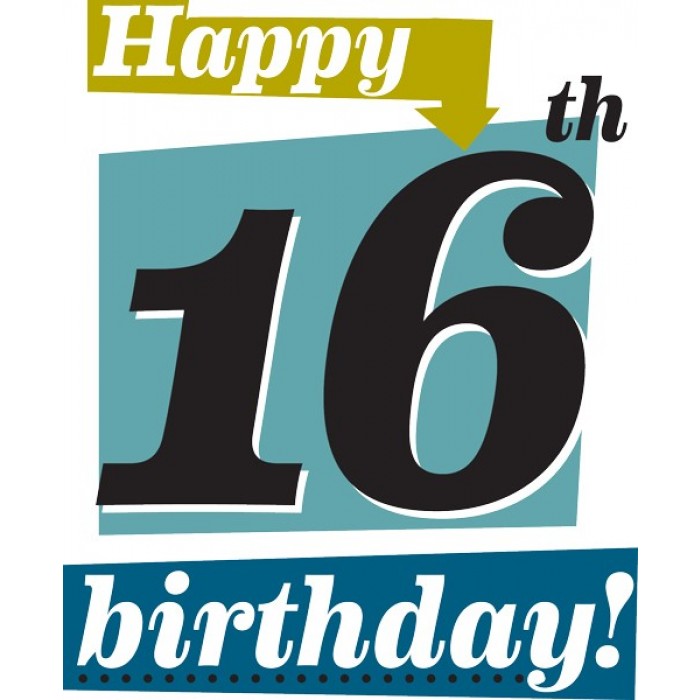 16th Birthday Images - Cliparts.co