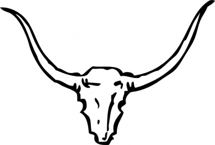 Download Bull Skull clip art Vector Free