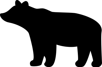 Pix For > Bear Silhouette Clip Art