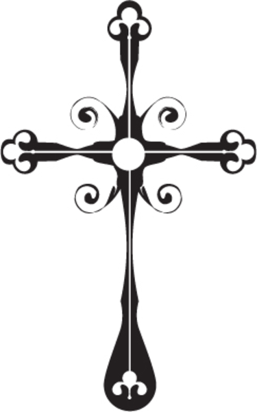 Vector Gothic Cross By Turyimaging D Hfcqa image - vector clip art ...