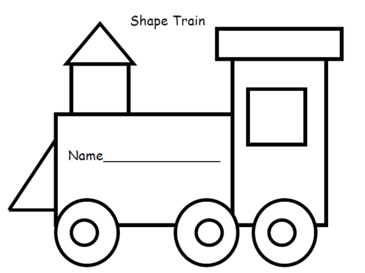 Cuckoo for Choo Choos! - Shape Train Construction