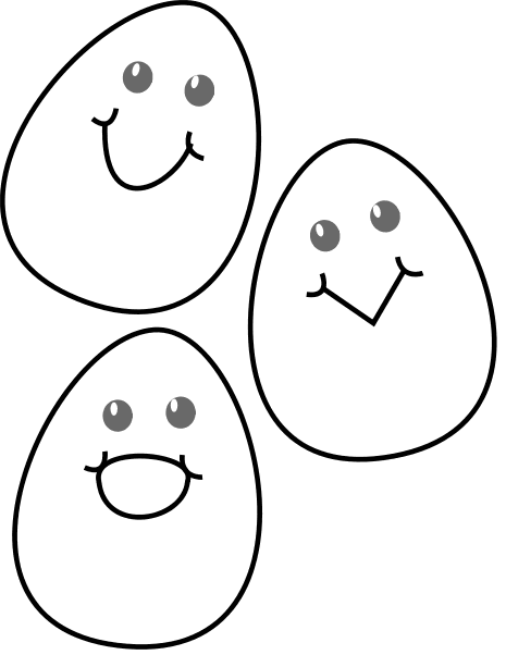 Chicken Egg Clipart Black And White | Clipart Panda - Free Clipart ...