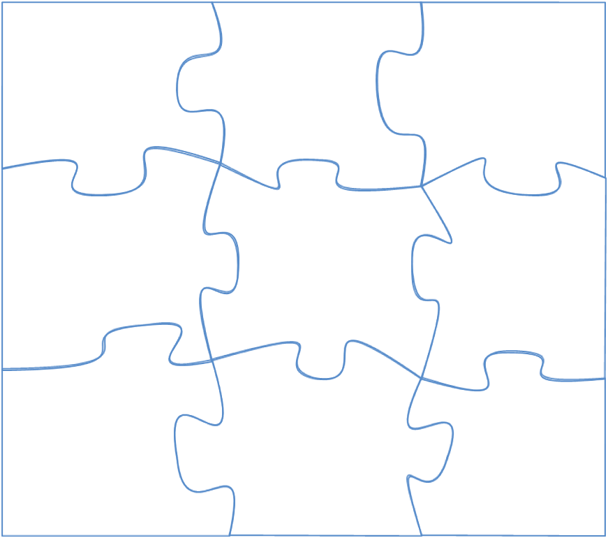Pix For > Jigsaw Puzzle Piece Outline