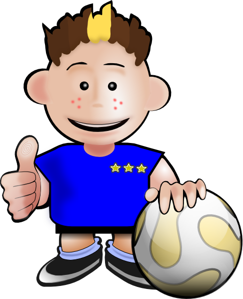 Kobo Soccer Toon clip art - vector clip art online, royalty free ...