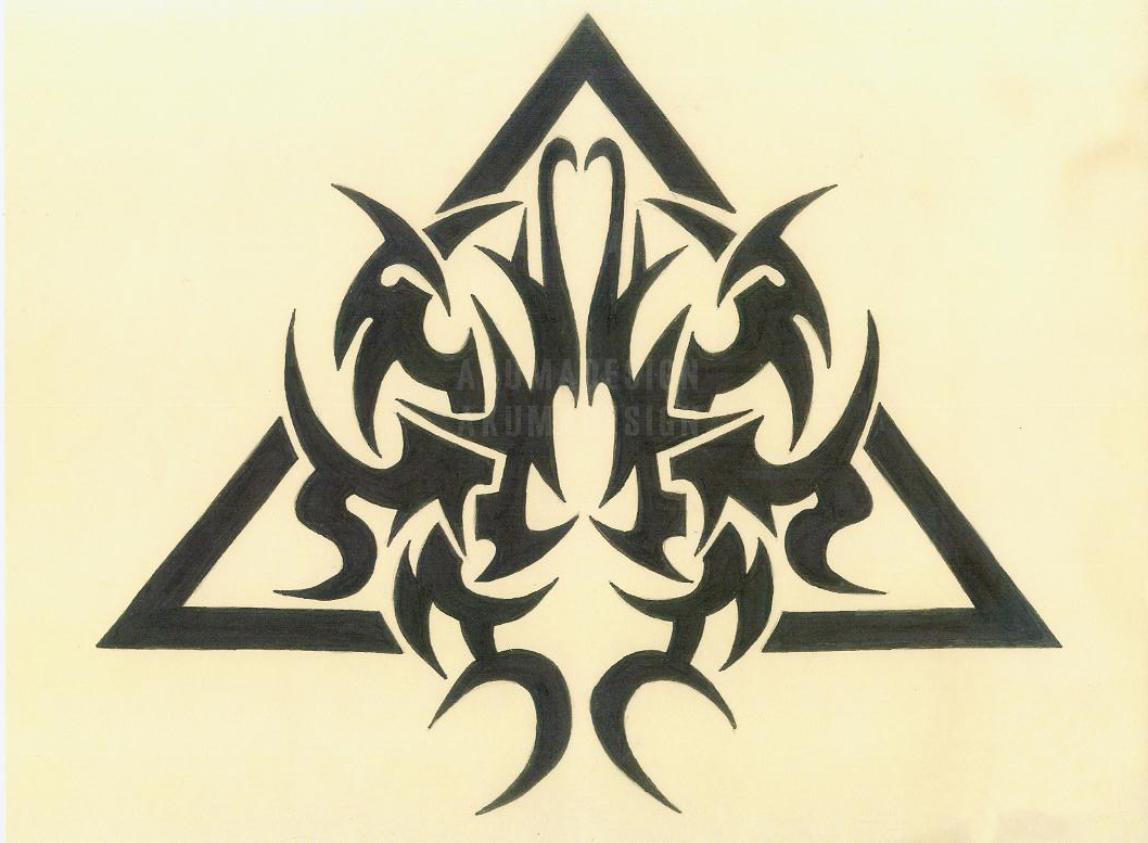 Tribal Drawing 1 by AkumaDesign18 on DeviantArt