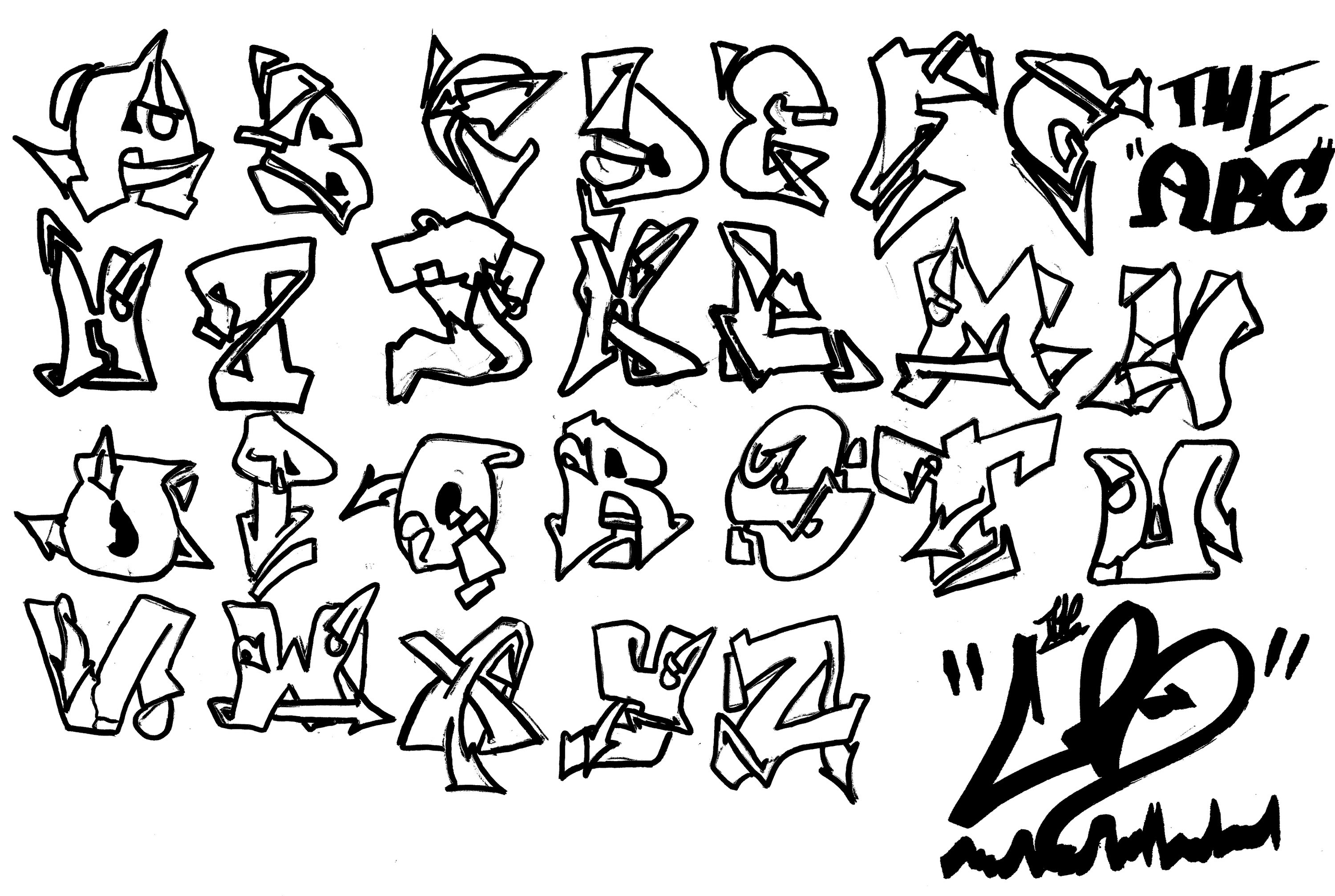 Photos alphabet graffiti tag page 9