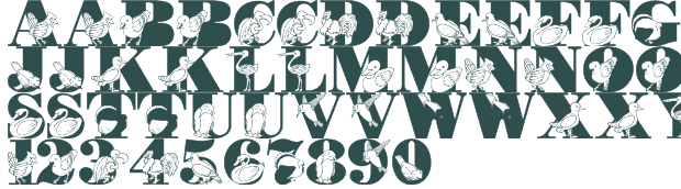 LMS Bird Watching font download free (truetype)