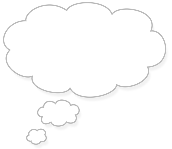 Thought Cloud | Free Images at Clker.com - vector clip art online ...
