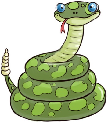 Grab Coiled Snake Drawing | imagebasket.net