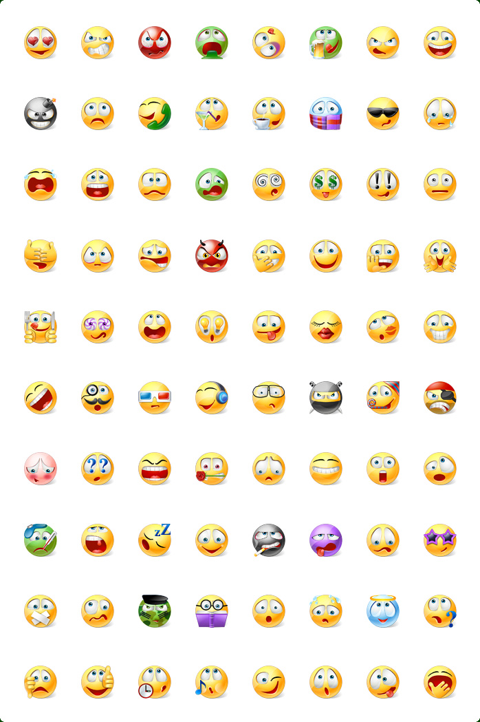 Emoticons with Custom Icon Design Service