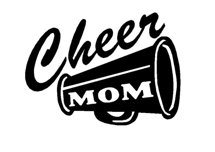 cheer logos design | Cheer Megaphone Adhesive Vinyl Decal, sport ...