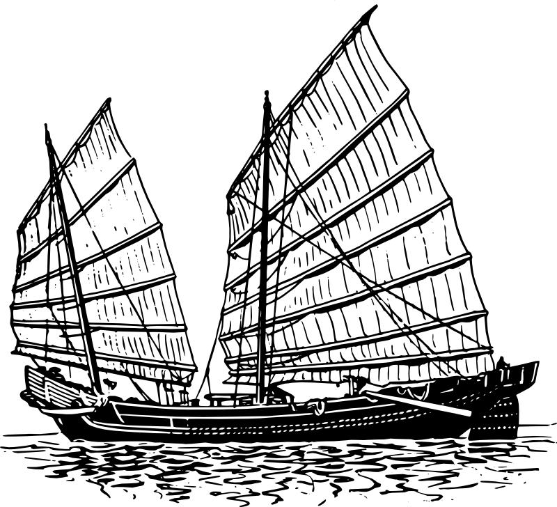 Clipart - junk (ship)