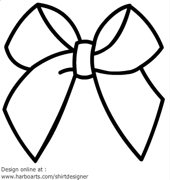 Ribbon bow outline – Vector Graphic | Online Design Software ...