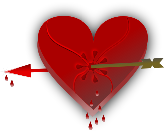 Free Valentine Arrows Clipart, 1 page of Public Domain Clip Art