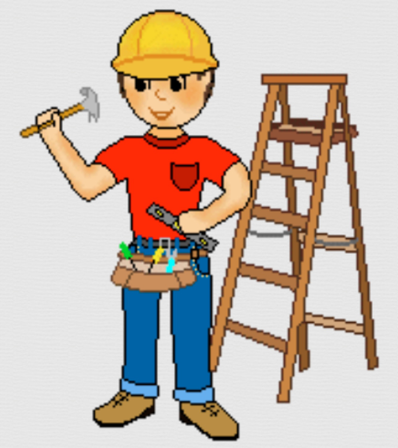 Pix For > Construction Workers Working Clipart