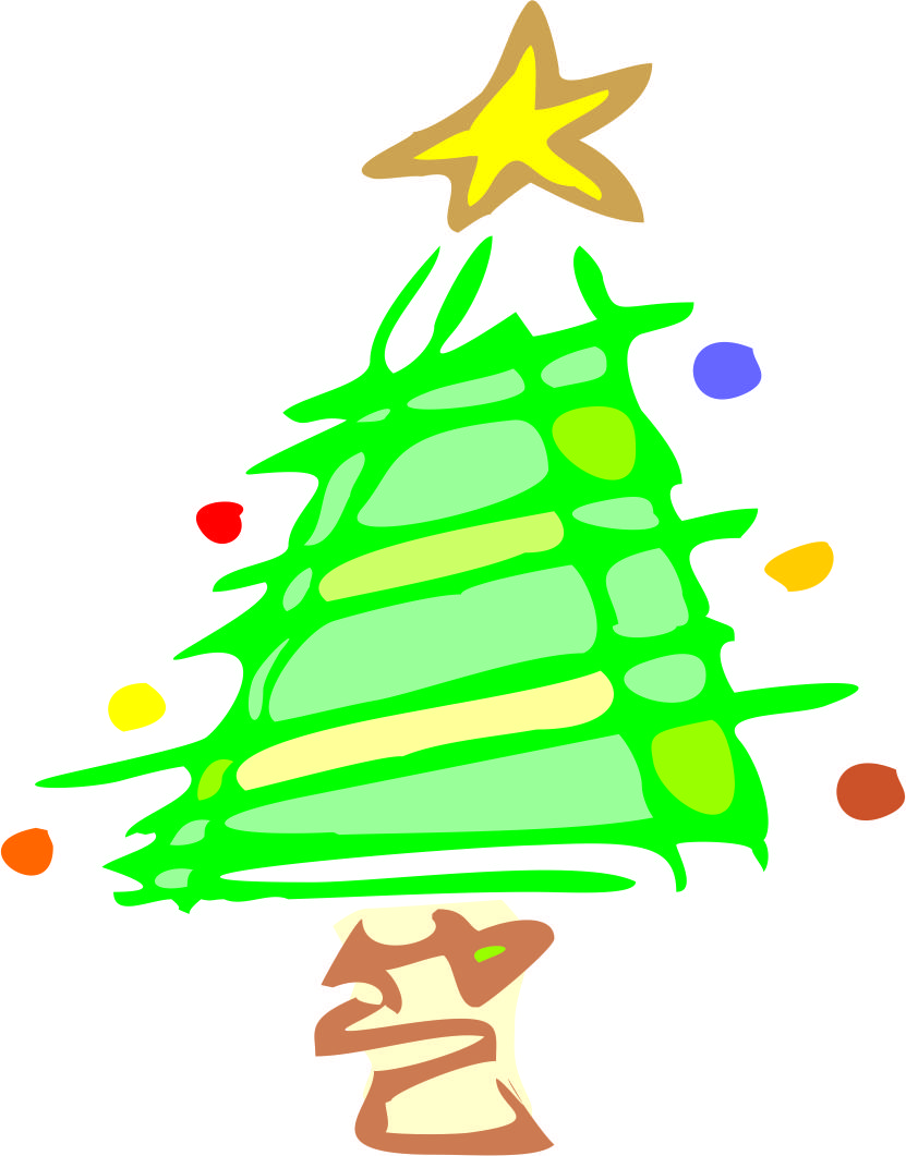 Christmas Tree Clip Art Hotels With Packages Cartoon Christmas ...