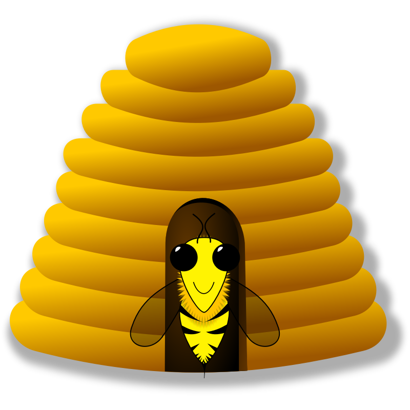 Bee Hive Clip Art Free - Cliparts.co