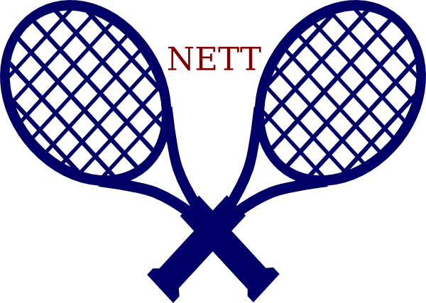 Tennis Rackets clip art - vector clip art online, royalty free ...