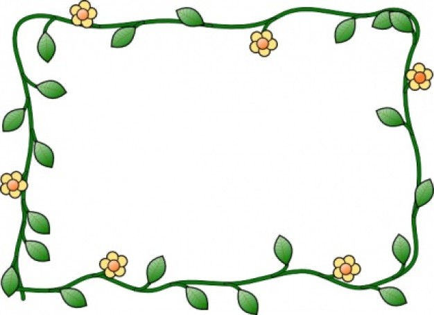 Flower Frame clip art Vector | Free Download