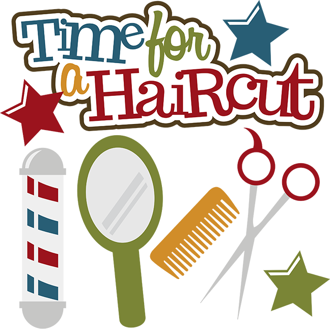Time For A Haircut SVG scrapbook files haircut svg files cute svg ...