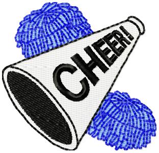 Pom Poms And Megaphone - ClipArt Best