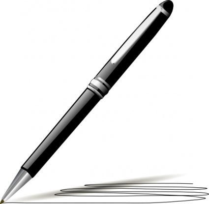 Pen Writing Clip Art | Clipart Panda - Free Clipart Images