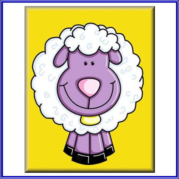Sheep Canvas Print - $33.00 : Kids Art, Original artwork for ...