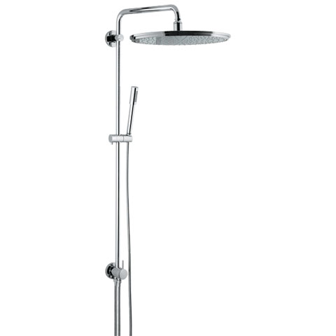 Grohe Rainshower wall-mounted shower system w. diverter and jumbo ...