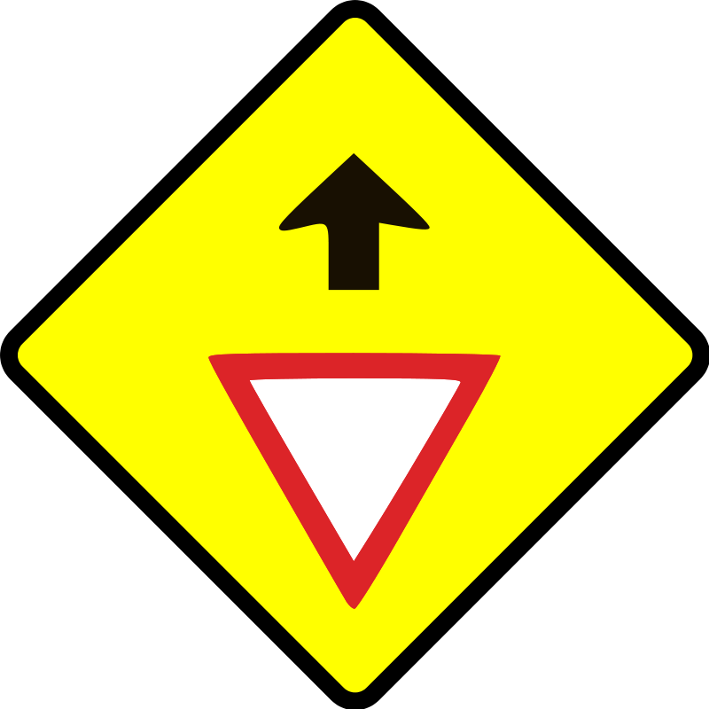 Caution_give Way Sign Clip Art Download