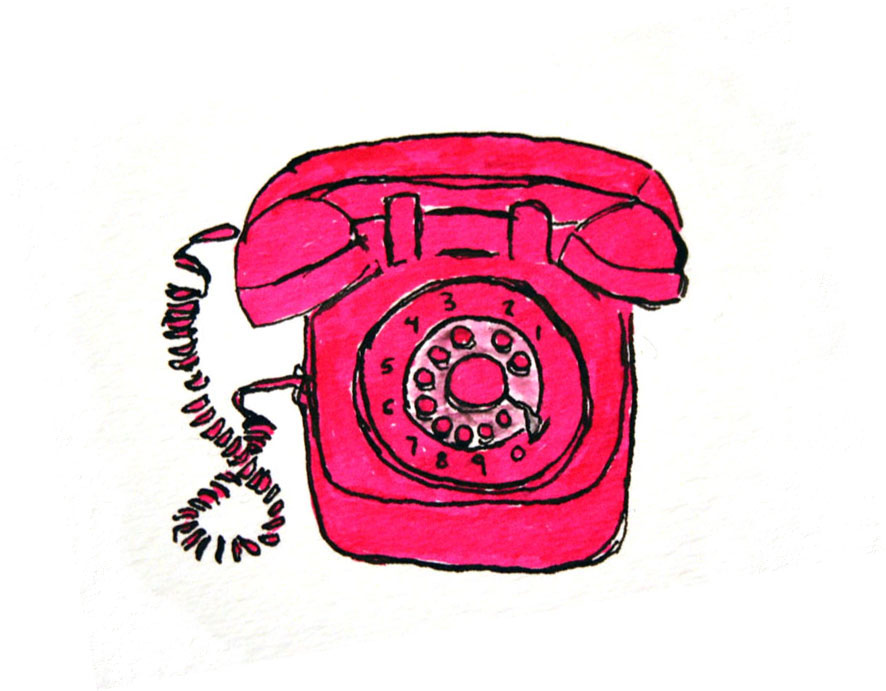 PINK telephones & field NOTES | RUBYASSATA B-
