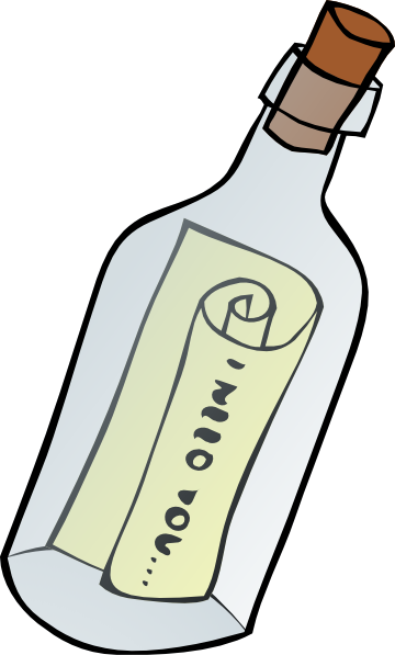 Message In A Bottle Clip Art at Clker.com - vector clip art online ...