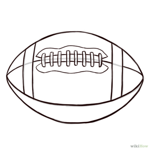 Football Drawing - Cliparts.co