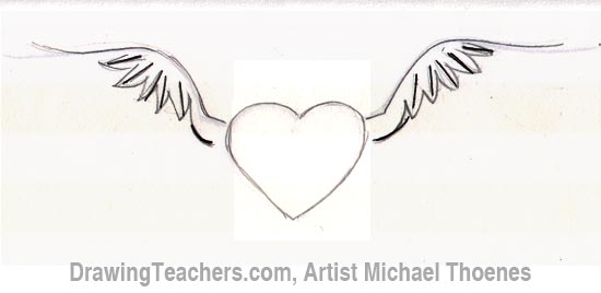Easy Heart Drawings Step By Step - Gallery