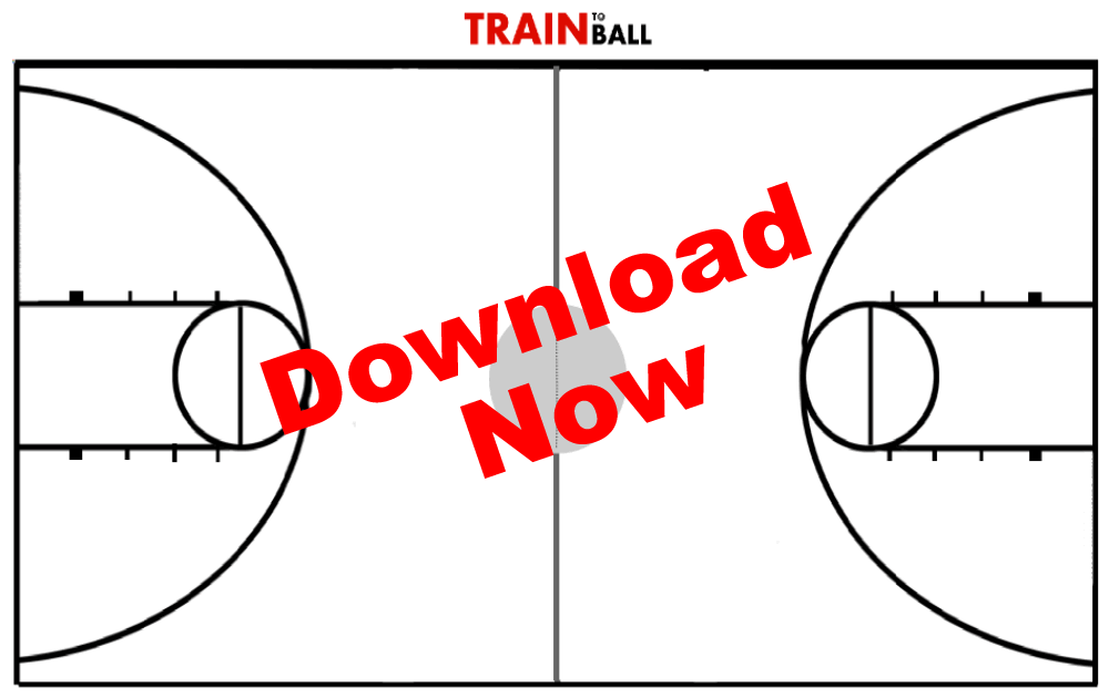 Free Printable Basketball Court Diagrams - Templates Printable Download