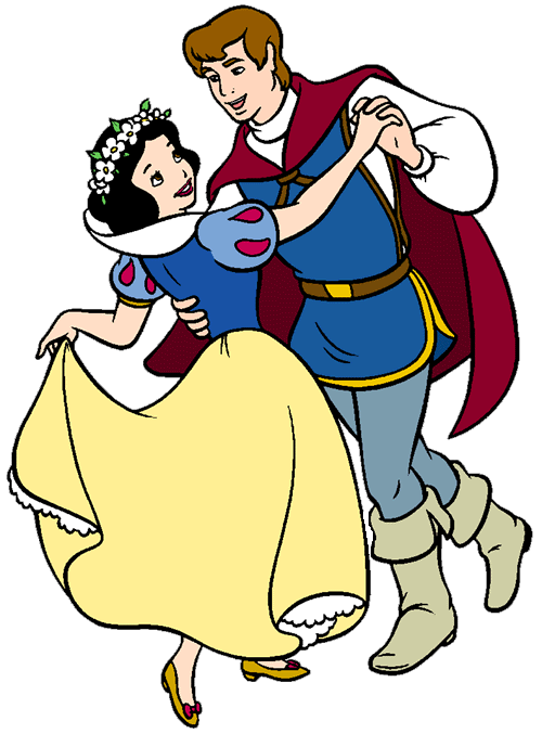 Snow White and Prince Clipart from Disney's Snow White and the ...
