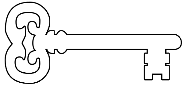 Key outline clip art | Clipart Panda - Free Clipart Images