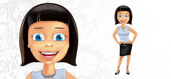 30+ Free Creative Business Woman Vector Characters Download | Free ...