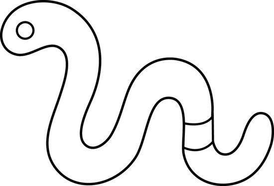 Worm Clipart Black And White | Clipart Panda - Free Clipart Images