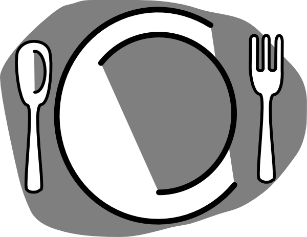 Pix For > Simple Table Setting Clipart