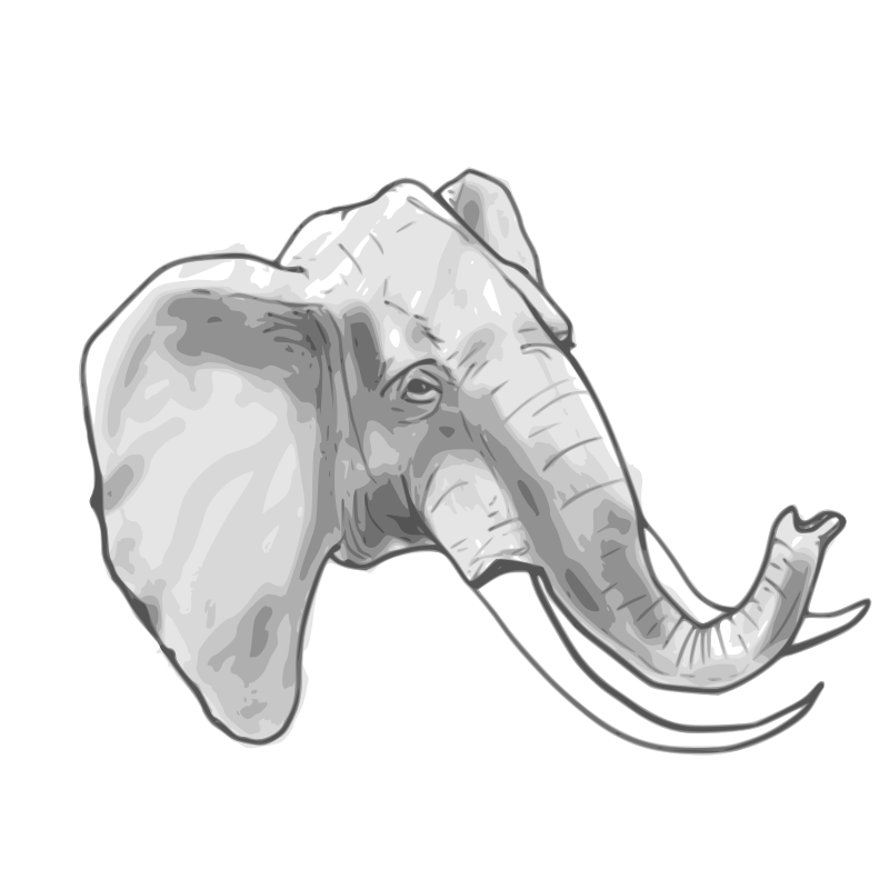 Clipart - Elephant