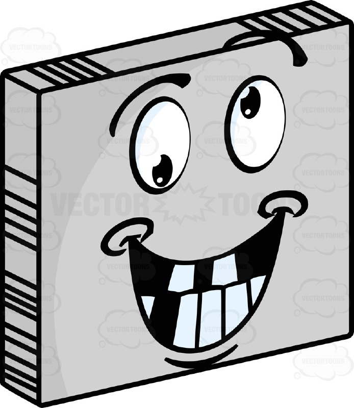 Cross Eyed Puckered Mouthed Mushroom Face With Diamond Top Pattern ...