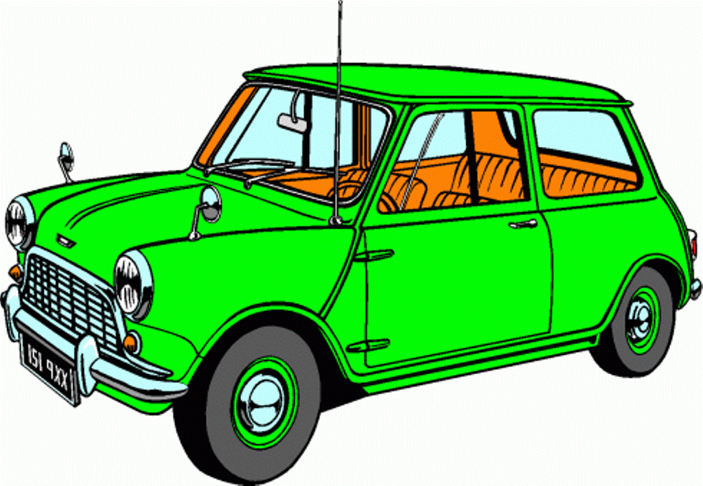 Creating Car Clip Art: green-and-orange-car-clip-art-coloring--car ...