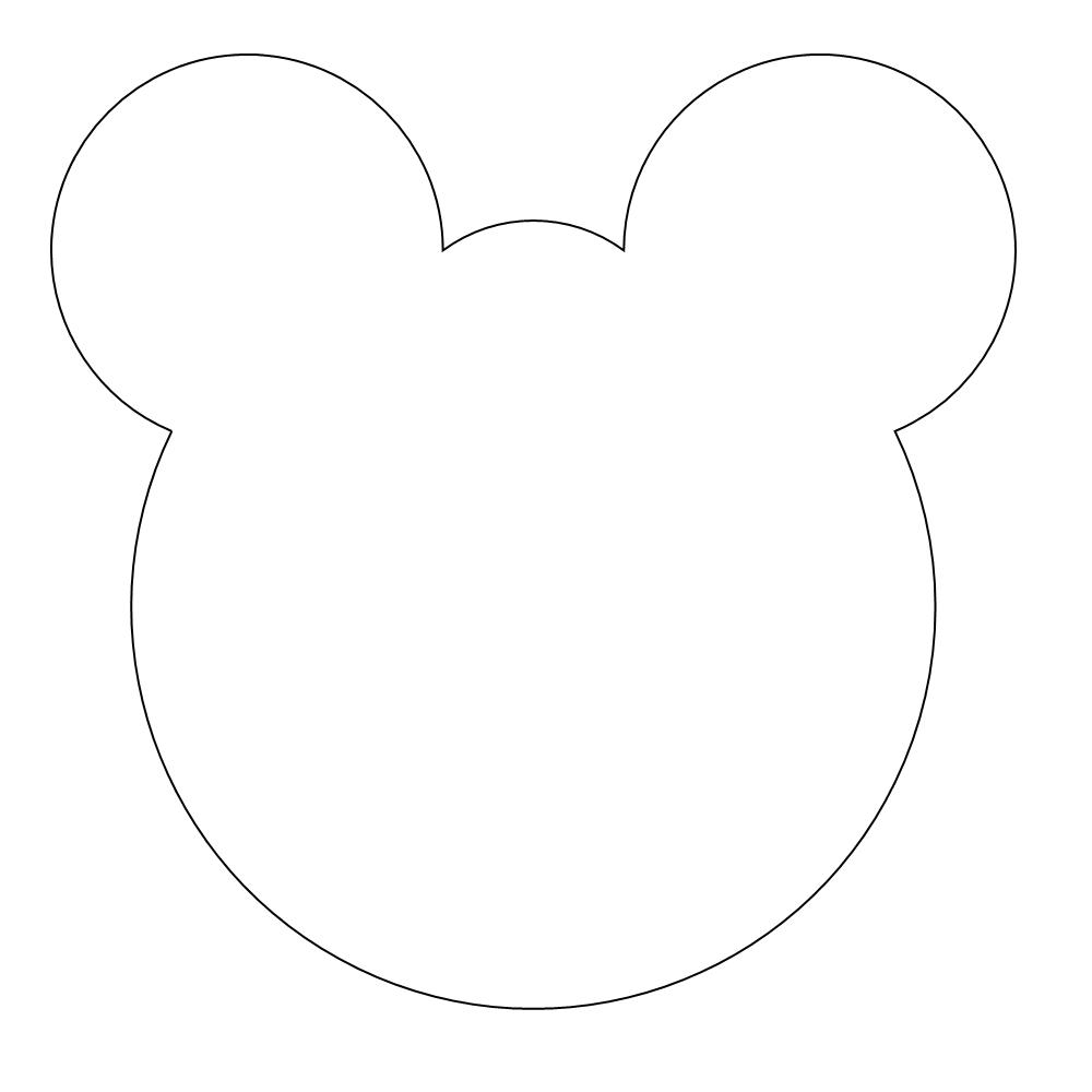 Teddy Bear Face Template - ClipArt Best