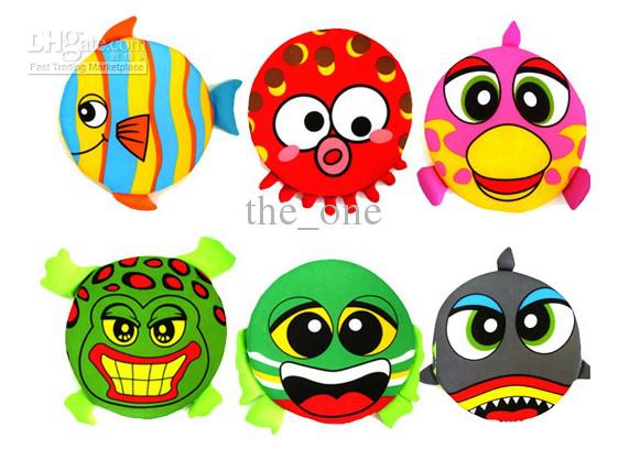 Flying Saucer Kids Toys Cartoon Animal Frisbee Ufo Boomerang Soft ...
