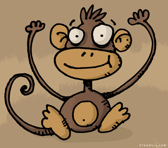 Animal Encyclopedia: Monkey Cartoon