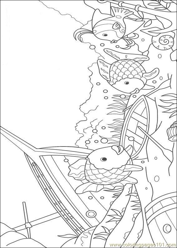 Rainbow fish mask / Rainbow fish mask printable