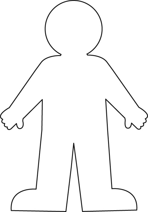 A Person Outline - ClipArt Best