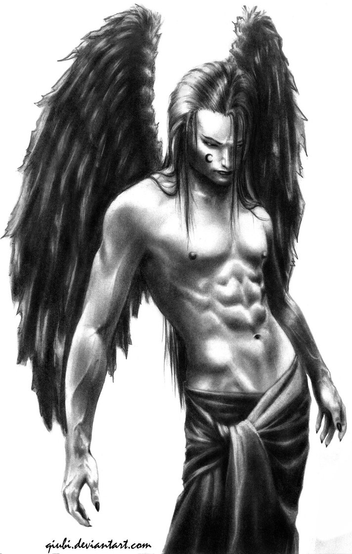 Dark Angel Drawing | DrawingSomeone.com