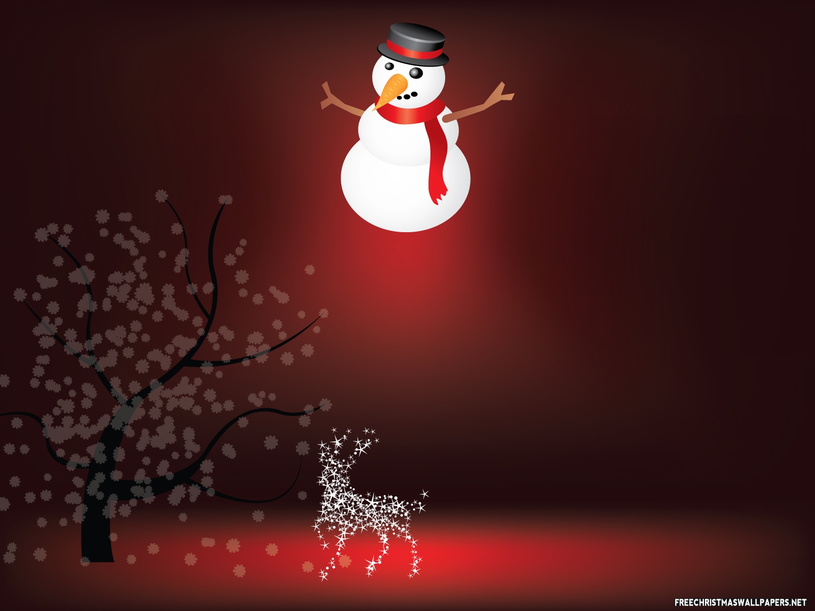 Xmas Art Elements Wallpaper